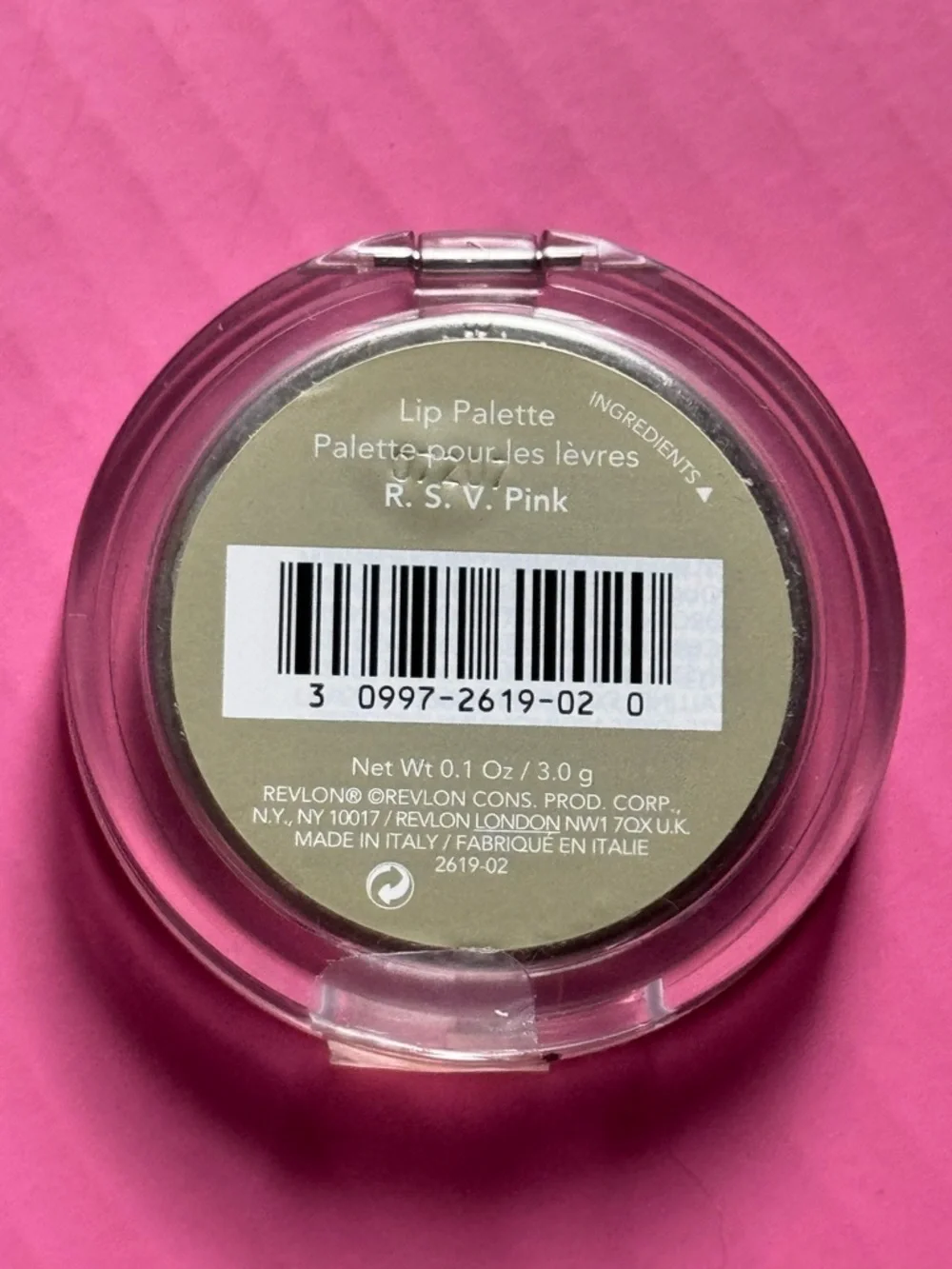 Revlon Mix & Mingle Lip Gloss Palette 260 R.S.V. Pink .1oz 3g NEW SEALED